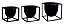 KIT CACHEPOT PRETO EM METAL COM SUPORTE - 3 PCS - Imagem 12