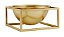 KIT CACHEPOT DOURADO EM METAL COM SUPORTE- 2 PCS - Imagem 3