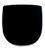 KIT CACHEPOT PRETO EM CIMENTO - 2 PCS - Imagem 2