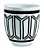 KIT CACHEPOT BRANCO EM CIMENTO - 3 PCS - Imagem 3