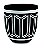 KIT CACHEPOT PRETO EM CIMENTO - 3 PCS - Imagem 4