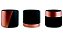KIT CACHEPOT PRETO E COBRE EM CIMENTO - 3 PCS - Imagem 7