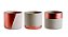 KIT CACHEPOT NUDE E COBRE EM CIMENTO - 3 PCS - Imagem 9