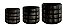 KIT CACHEPOT PRETO EM CIMENTO - 3 PCS - Imagem 9