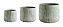 KIT CACHEPOT EM CIMENTO - 3 PCS - Imagem 9