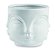CACHEPOT BRANCO EM CERAMICA - Imagem 1