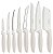 JOGO FACAS INOX 8PC PLENUS OFF - Imagem 1