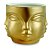 CACHEPOT DOURADO EM CERAMICA - Imagem 1