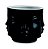 CACHEPOT PRETO EM CERAMICA - Imagem 1