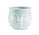 CACHEPOT BRANCO EM CERAMICA - Imagem 1
