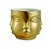 CACHEPOT DOURADO EM CERAMICA - Imagem 1