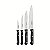 JOGO FACAS INOX 4PC ULTRACORTE PRE - Imagem 1