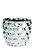 KIT CACHEPOT PRATA EM CERAMICA - 3 PCS - Imagem 1