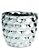 KIT CACHEPOT PRATA EM CERAMICA - 3 PCS - Imagem 2