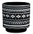 KIT CACHEPOT PRETO EM CERAMICA - 2 PCS - Imagem 1
