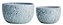 KIT CACHEPOT CINZA EM CERAMICA - 2 PCS - Imagem 2