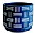KIT CACHEPOT AZUL EM CIMENTO - 3 PCS - Imagem 2