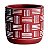 KIT CACHEPOT VERMELHO EM CIMENTO - 3 PCS - Imagem 2