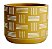 KIT CACHEPOT MOSTARDA EM CIMENTO - 3 PCS - Imagem 2
