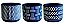 KIT CACHEPOT AZUL EM CIMENTO - 3 PCS - Imagem 3