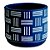 KIT CACHEPOT AZUL EM CIMENTO - 3 PCS - Imagem 2