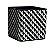 KIT CACHEPOT PRETO EM CIMENTO - 2 PCS - Imagem 1