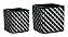 KIT CACHEPOT PRETO EM CIMENTO - 2 PCS - Imagem 2