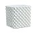 KIT CACHEPOT BRANCO EM CIMENTO - 2 PCS - Imagem 1