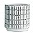 KIT CACHEPOT BRANCO EM CERAMICA - 2 PCS - Imagem 1