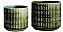 KIT CACHEPOT OLIVA  EM CERAMICA - 2 PCS - Imagem 2