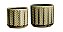 KIT CACHEPOT BEGE EM CERAMICA - 2 PCS - Imagem 2