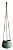 CACHEPOT PENDENTE OFF WHITE EM CERAMICA - Imagem 1