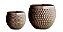KIT CACHEPOT NUDE EM CERAMICA - 2PCS - Imagem 5