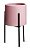 KIT CACHEPOT ROSA COM SUPORTE EM METAL - 3 PCS - Imagem 6
