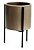 KIT CACHEPOT CINZA COM SUPORTE EM METAL - 3 PCS - Imagem 6