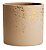 KIT CACHEPOT ROSA E DOURADO EM CIMENTO - 3 PCS - Imagem 7