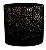KIT CACHEPOT PRETO E DOURADO EM CIMENTO - 3 PCS - Imagem 7