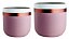 KIT CACHEPOT ROSA E COBRE EM CIMENTO - 2 PCS - Imagem 4