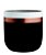 KIT CACHEPOT PRETO E COBRE EM CIMENTO - 2PCS - Imagem 2