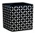 KIT CACHEPOT PRETO EM CIMENTO - 2 PCS - Imagem 1