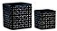 KIT CACHEPOT PRETO EM CIMENTO - 2 PCS - Imagem 4