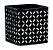 KIT CACHEPOT PRETO EM CIMENTO - 2 PCS - Imagem 2