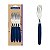 CONJ GARFO MESA INOX 12PC IPANE AZU - Imagem 1