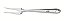 GARFO TRINCHANTE CARNE ACO INOX - Imagem 1