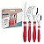 FAQUEIRO INOX 24PC COR&COR VER - Imagem 1