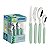 FAQUEIRO INOX 24PC CARMEL TURQ/CLAR - Imagem 1