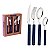 FAQUEIRO INOX 16PC BLISS AZU - Imagem 1