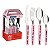 FAQUEIRO INOX 16PC MY LOVELY ROS - Imagem 1