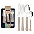FAQUEIRO INOX 25PC LEME CIN - Imagem 1