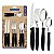 FAQUEIRO INOX 16PC PLENUS PRE - Imagem 1